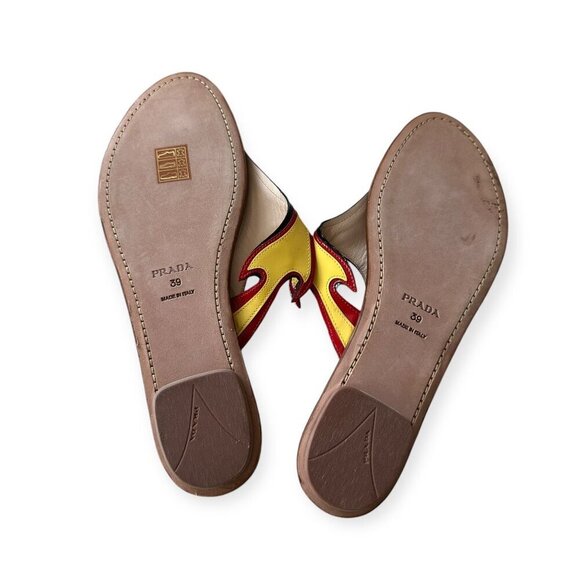Prada Frame Flat Thong Sandals, Size 39EU, from Prada S/S 2012 Ad Campaign - Picture 8 of 14